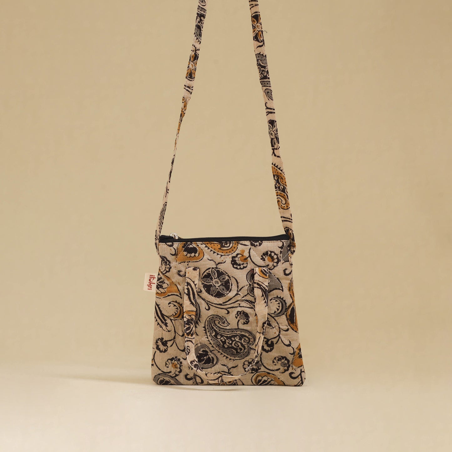 Handcrafted Quilted Sling Bag 08