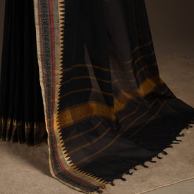 Black - kandangi chettinad cotton saree with border 71