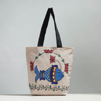 madhubani handpainted shoulder bag