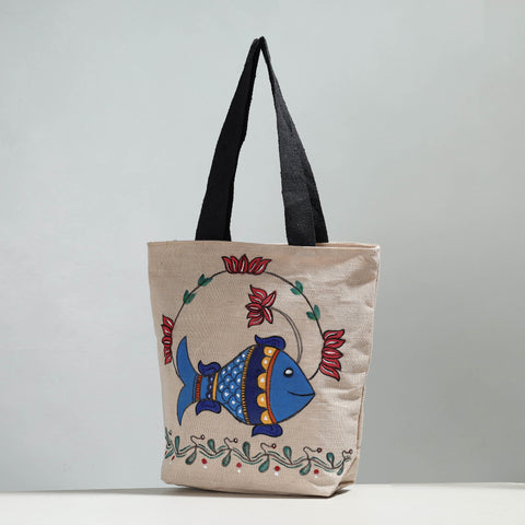 madhubani handpainted shoulder bag