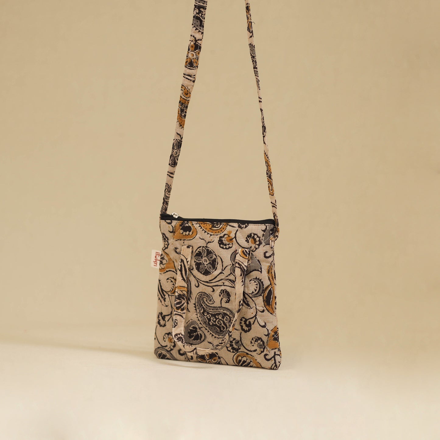 Handcrafted Quilted Sling Bag 08