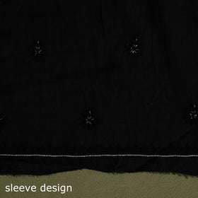 Hand Embroidery 2pc Mul Chanderi Chikankari Dress Material