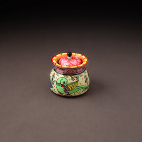 Odisha Pattachitra Handpainted Stainless Steel Ghee Pot 35