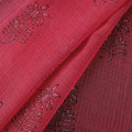 Pink - Akola Hand Block Print Kota Doria Cotton Fabric 23