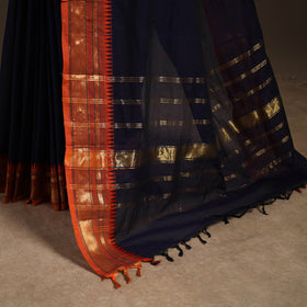 Blue - kandangi chettinad cotton saree with border 72