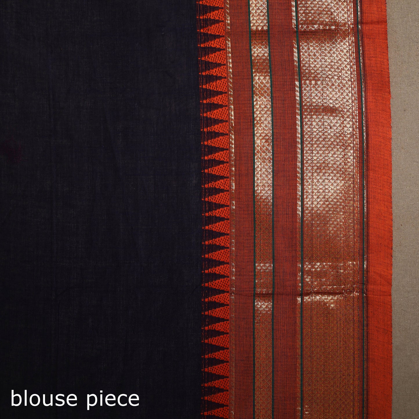 Blue - kandangi chettinad cotton saree with border 72