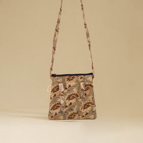 Handcrafted Quilted Sling Bag 11