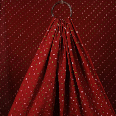 Kutch Bandhani Tie-Dye Cotton Fabric 11