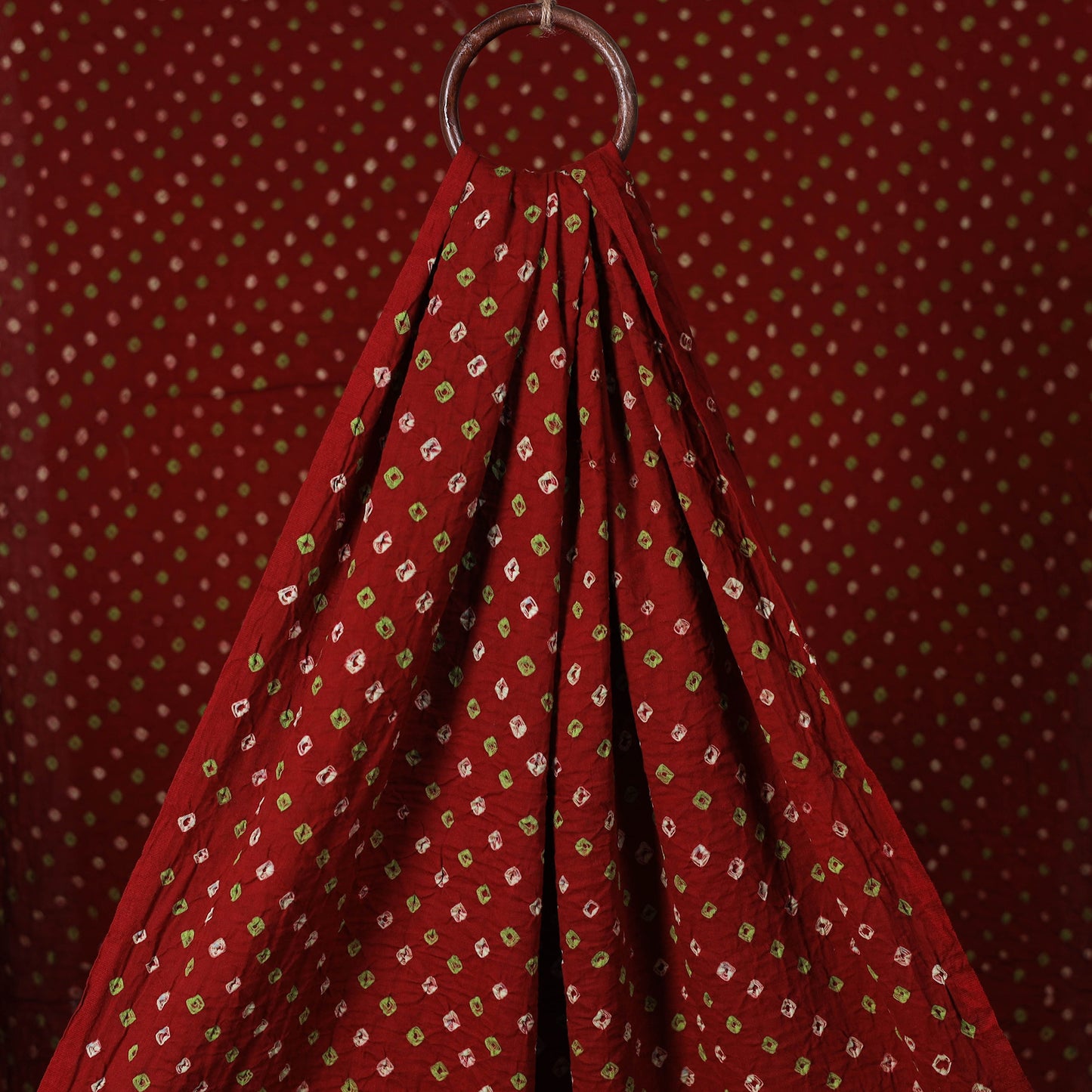 Kutch Bandhani Tie-Dye Cotton Fabric 10