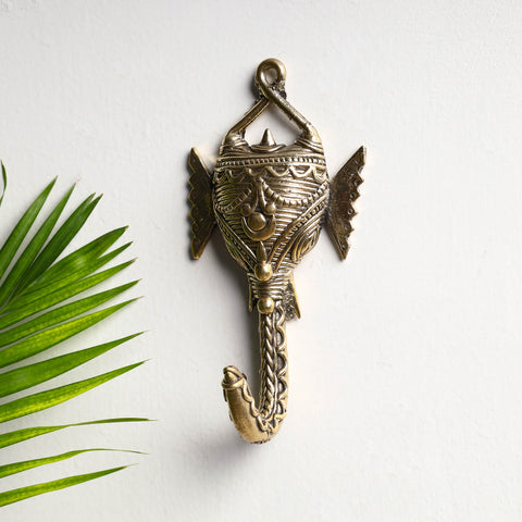 Elephant - Tribal Odisha Dokra Handmade Key Holder