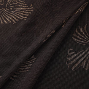 Brown - Akola Hand Block Print Kota Doria Cotton Fabric 26