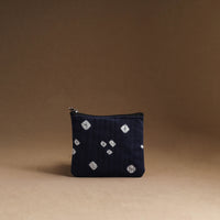 Blue - Set of 3 - Handmade Cotton Utility Pouches 01