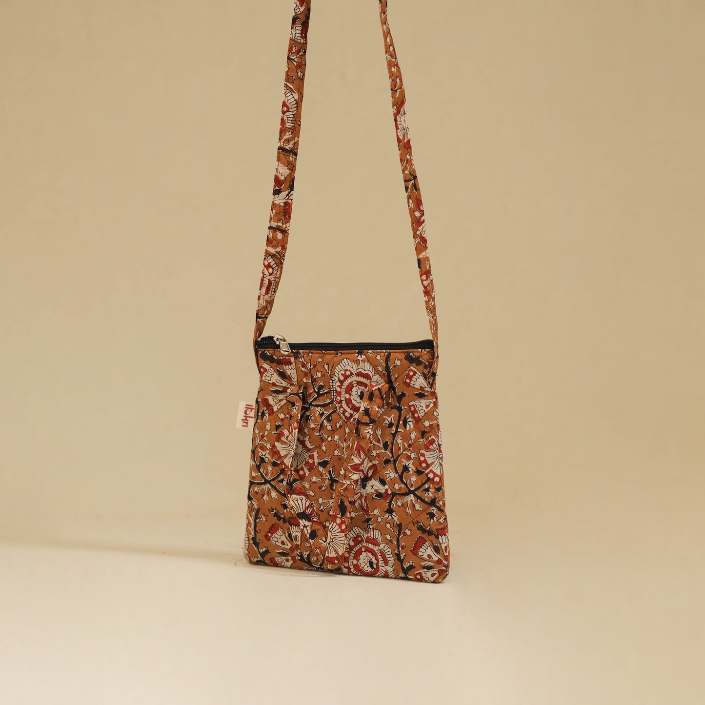Handcrafted Quilted Sling Bag 13