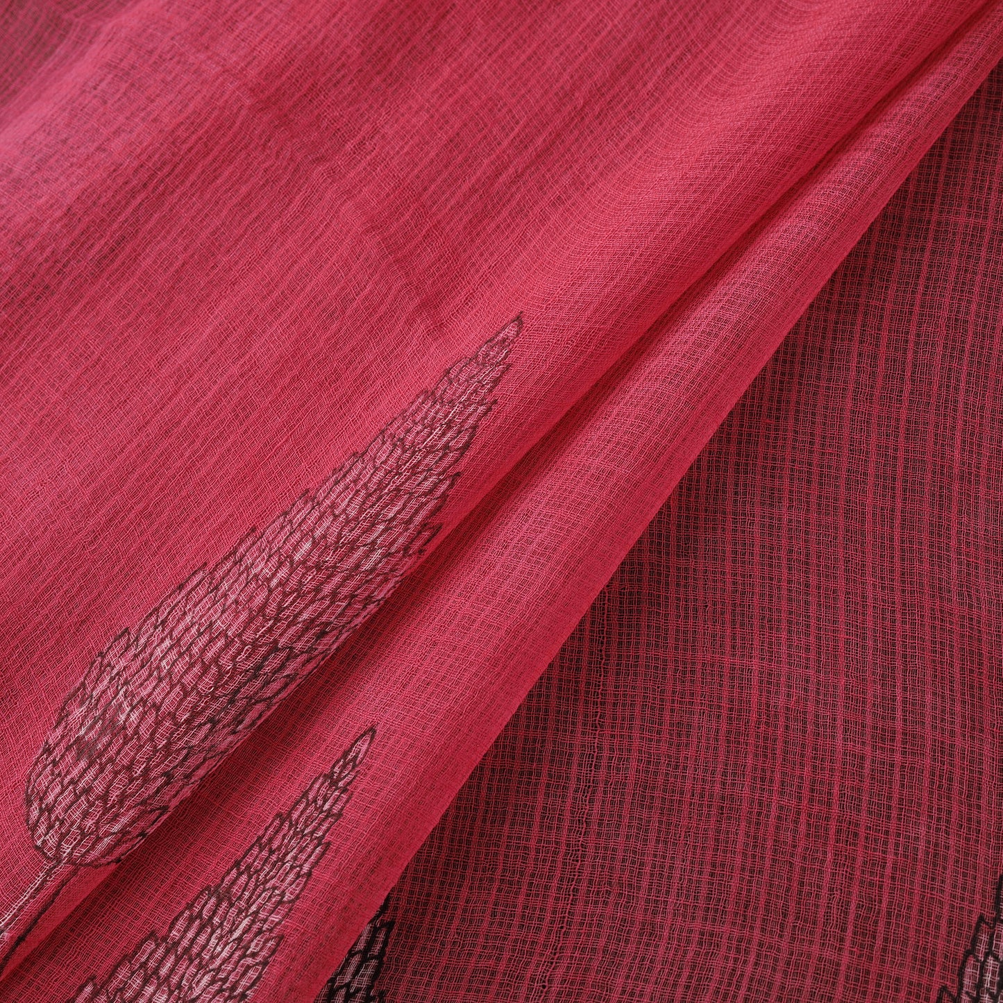 Akola Hand Block Print Kota Doria Cotton Fabric 27
