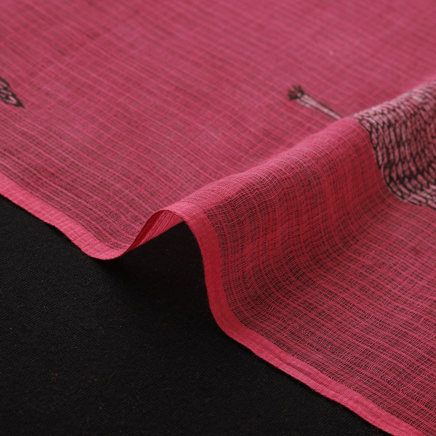 Akola Hand Block Print Kota Doria Cotton Fabric 27