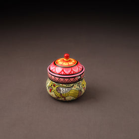 Odisha Pattachitra Handpainted Stainless Steel Ghee Pot 40