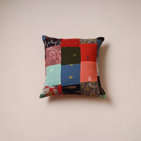 Patchwork Cushion Cover (16 x 16 in) 04