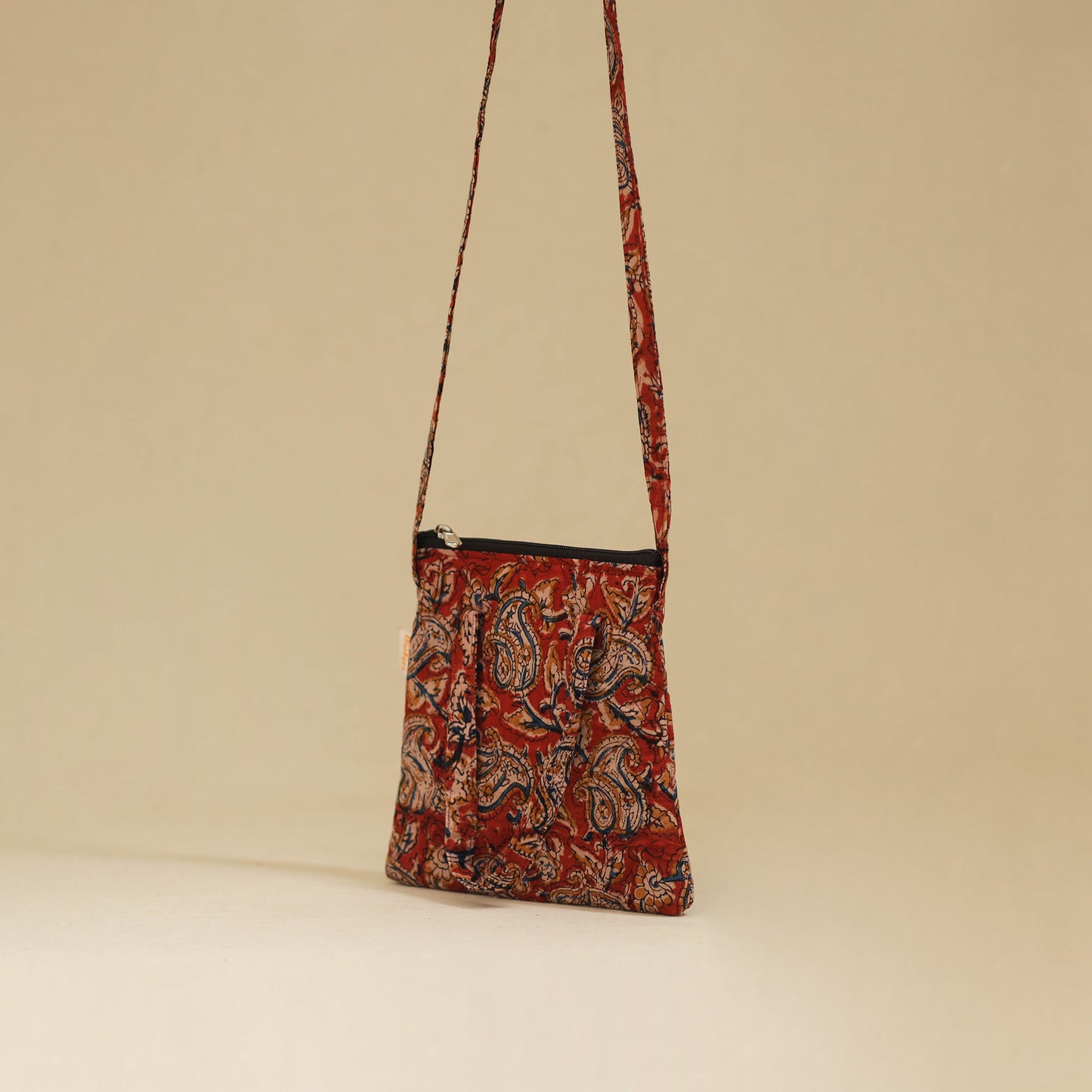 Handcrafted Quilted Sling Bag 15