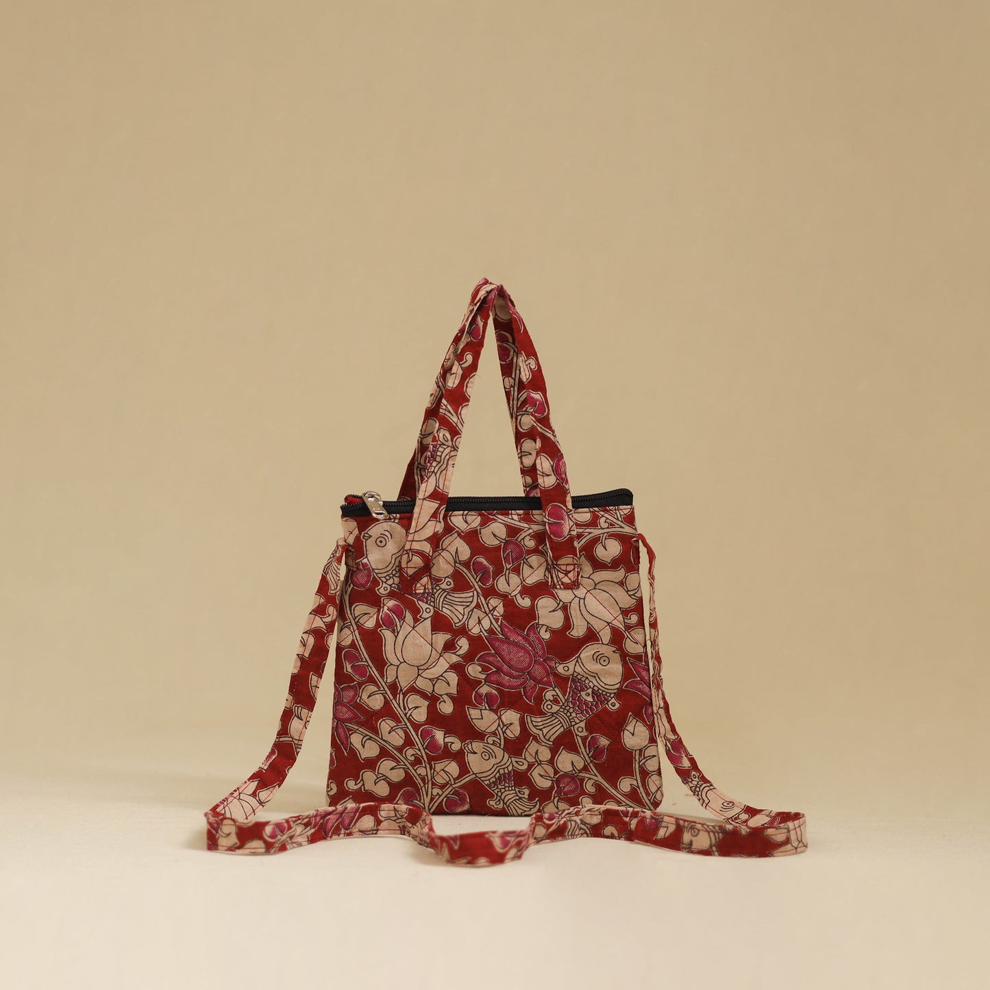 Handcrafted Quilted Sling Bag 16