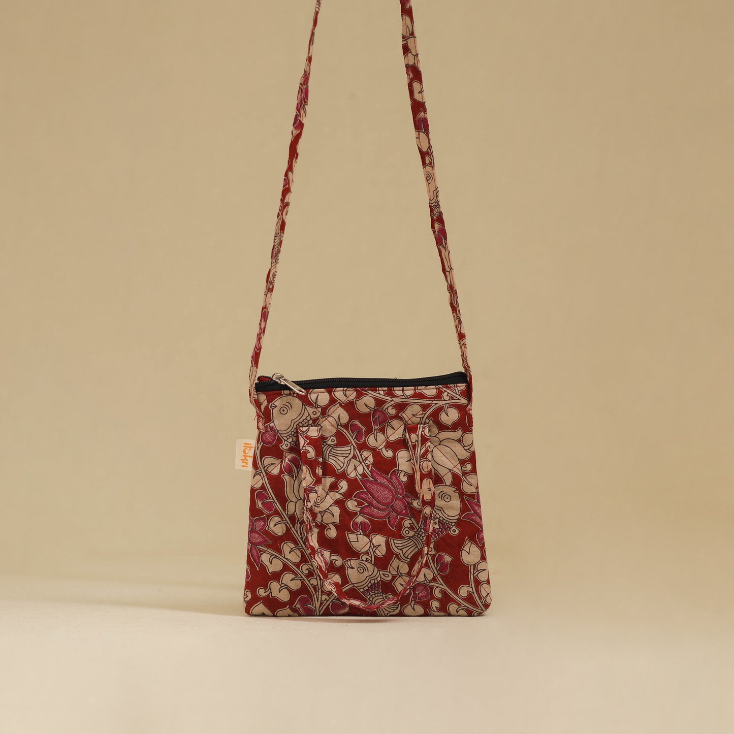 Handcrafted Quilted Sling Bag 16