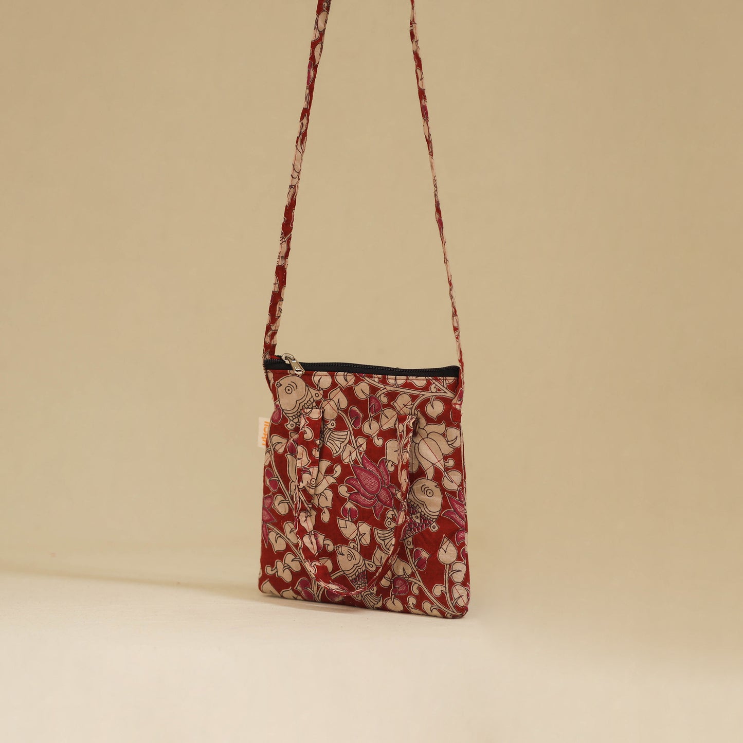 Handcrafted Quilted Sling Bag 16