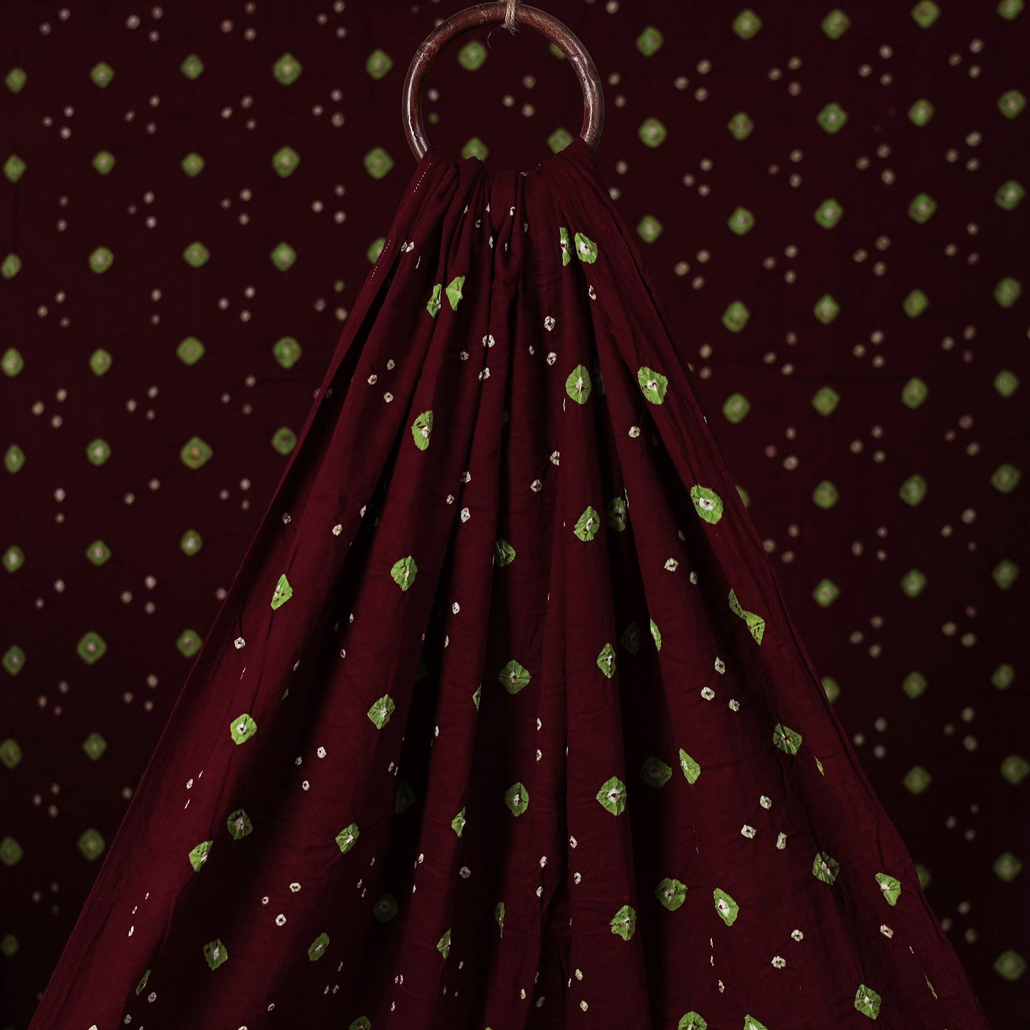 Kutch Bandhani Tie-Dye Cotton Fabric 03