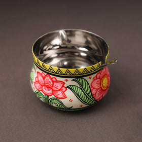 Odisha Pattachitra Handpainted Stainless Steel Ghee Pot 42