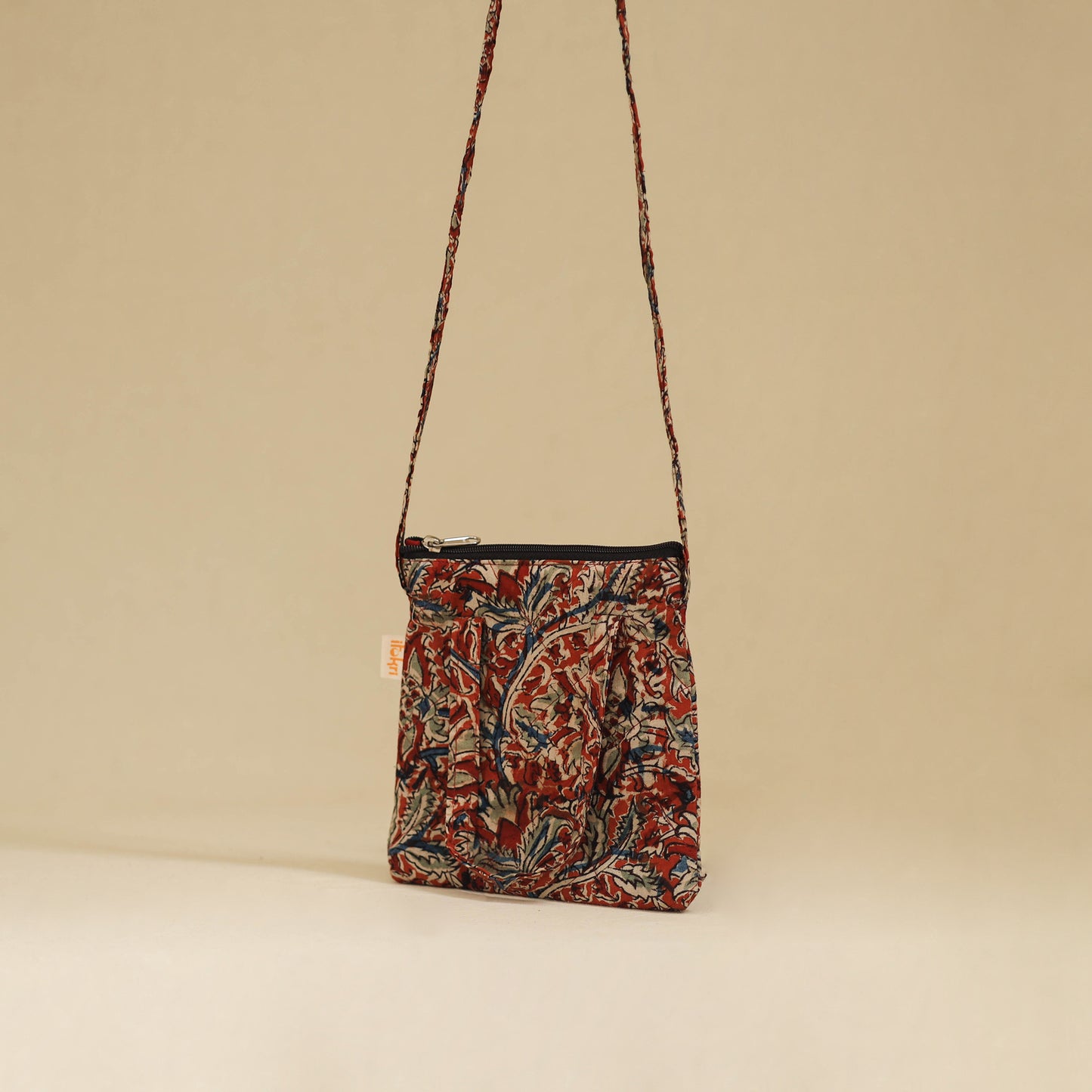 Handcrafted Quilted Sling Bag 17