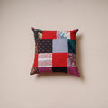 Patchwork Cushion Cover (16 x 16 in) 09