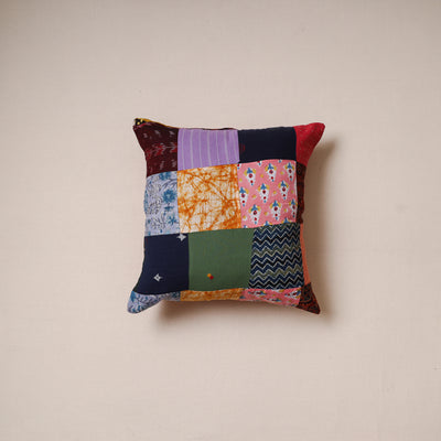 Patchwork Cushion Cover (16 x 16 in) 12