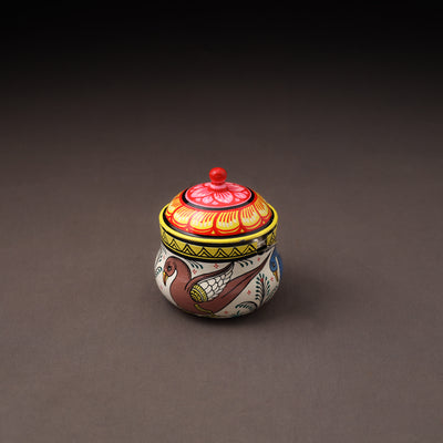Odisha Pattachitra Handpainted Stainless Steel Ghee Pot 45