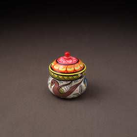 Odisha Pattachitra Handpainted Stainless Steel Ghee Pot 45