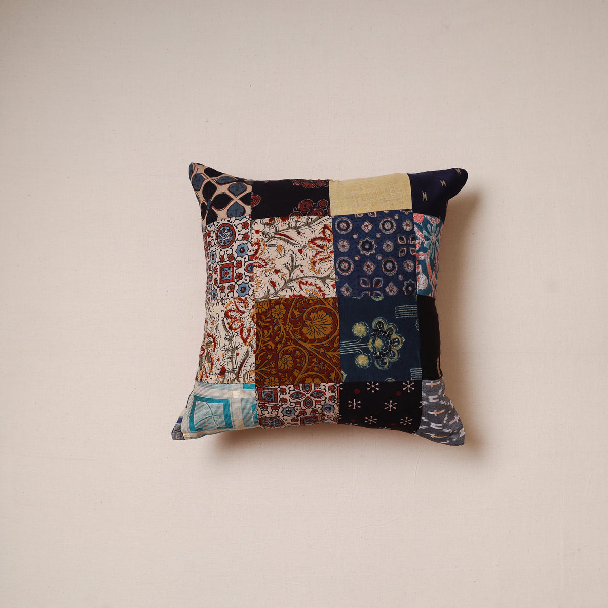 Patchwork Cushion Cover (16 x 16 in) 13