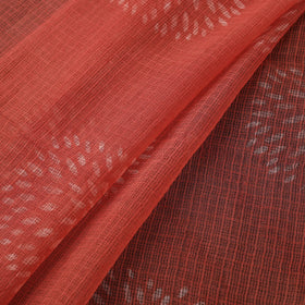 Red - Akola Hand Block Print Kota Doria Cotton Fabric 33