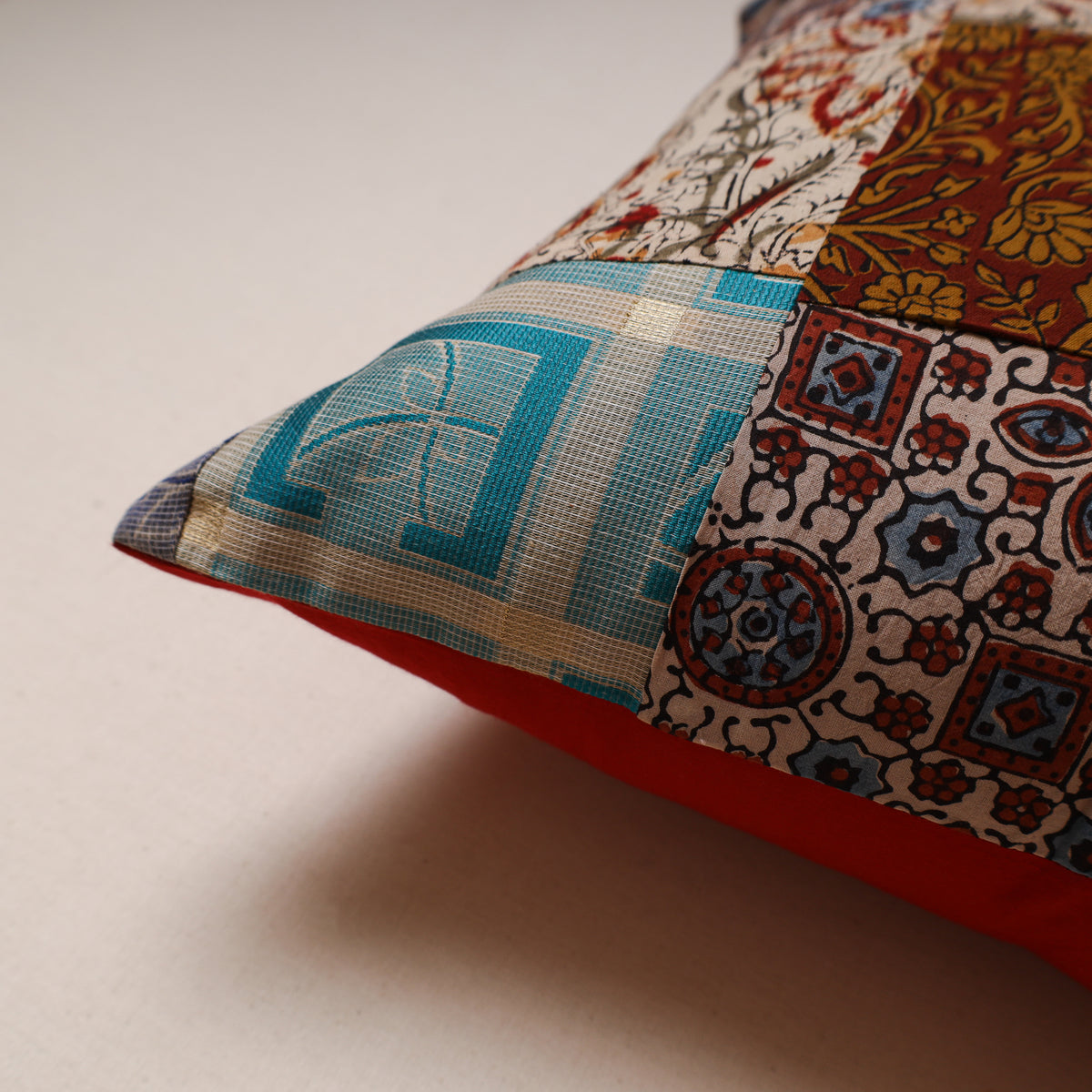 Patchwork Cushion Cover (16 x 16 in) 13