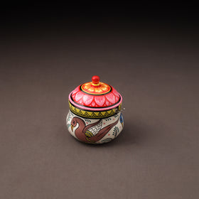 Odisha Pattachitra Handpainted Stainless Steel Ghee Pot 46