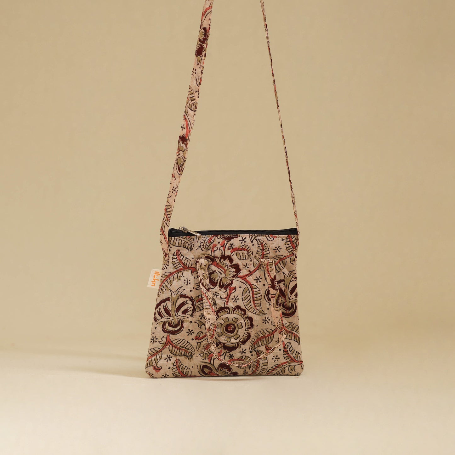 Handcrafted Quilted Sling Bag 21