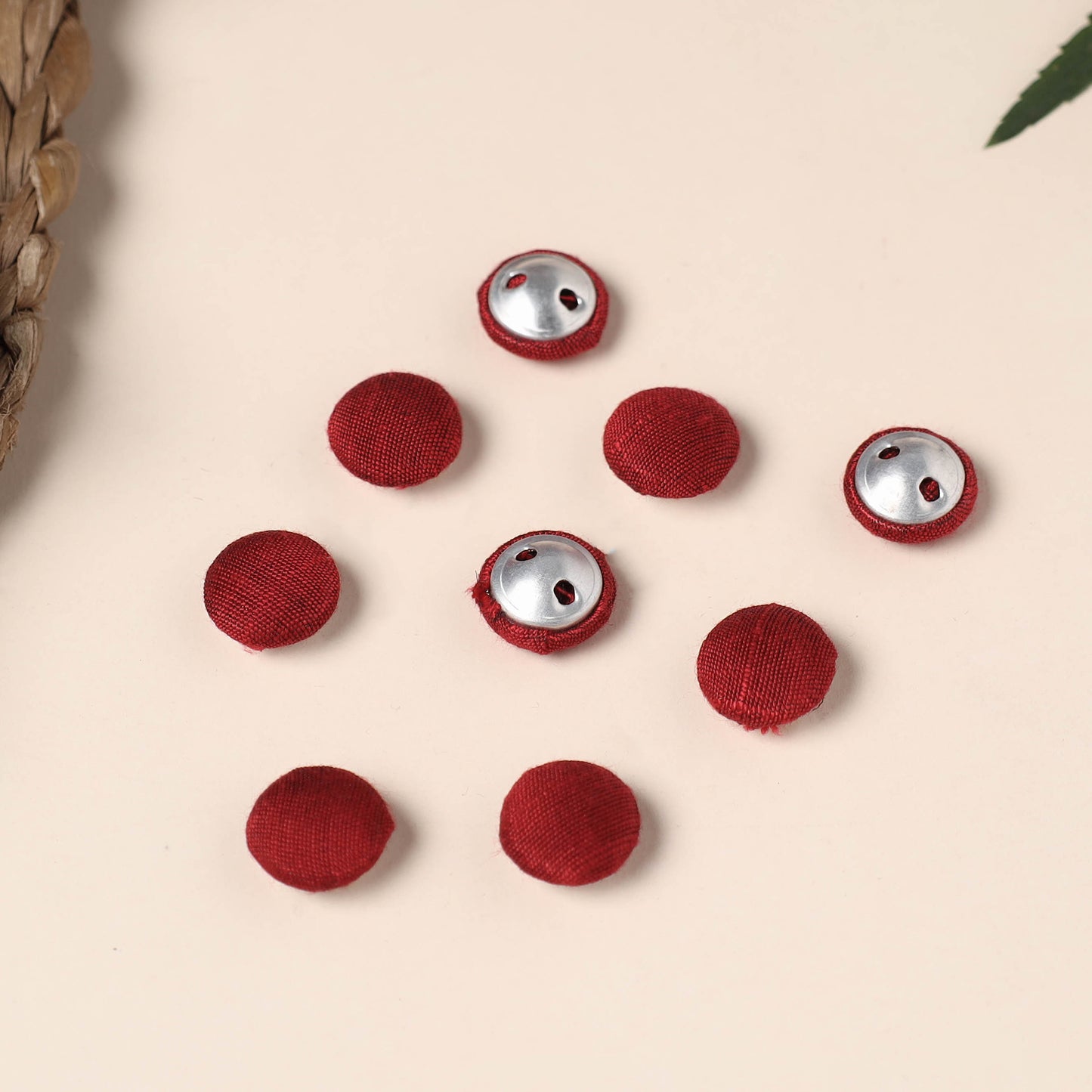  Buttonbaaz Handmade Fabric Button Small 