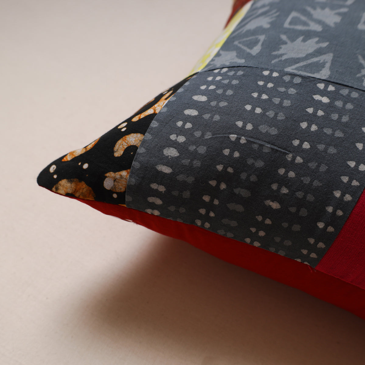 Patchwork Cushion Cover (16 x 16 in) 15