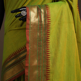 Green - kandangi chettinad cotton saree with border 75