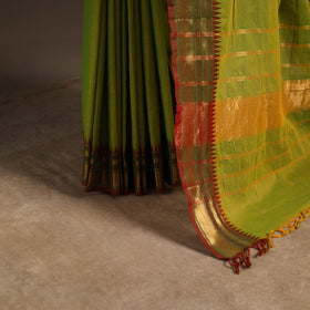 Green - kandangi chettinad cotton saree with border 75