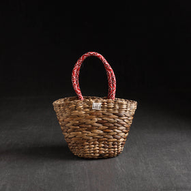 Brown - Handcrafted Organic Water Hyacinth Magnificent Basket
