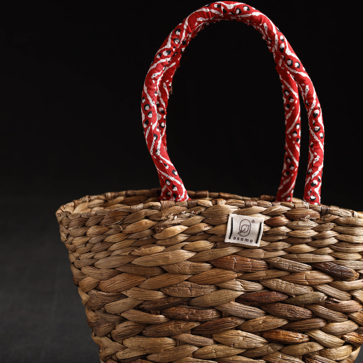 Brown - Handcrafted Organic Water Hyacinth Magnificent Basket