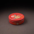 Floral Handpainted Enamelware Stainless Steel Masala Box (7 x 7 in) 02
