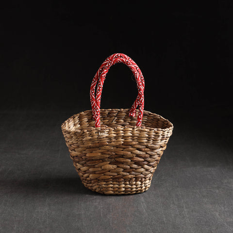 Brown - Handcrafted Organic Water Hyacinth Magnificent Basket