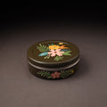 Floral Handpainted Enamelware Stainless Steel Masala Box (7 x 7 in) 03