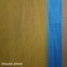 Yellow - kandangi chettinad cotton saree with border 76