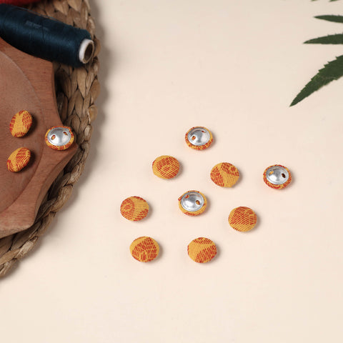  Buttonbaaz Handmade Fabric Button Small 