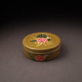 Floral Handpainted Enamelware Stainless Steel Masala Box (7 x 7 in) 06