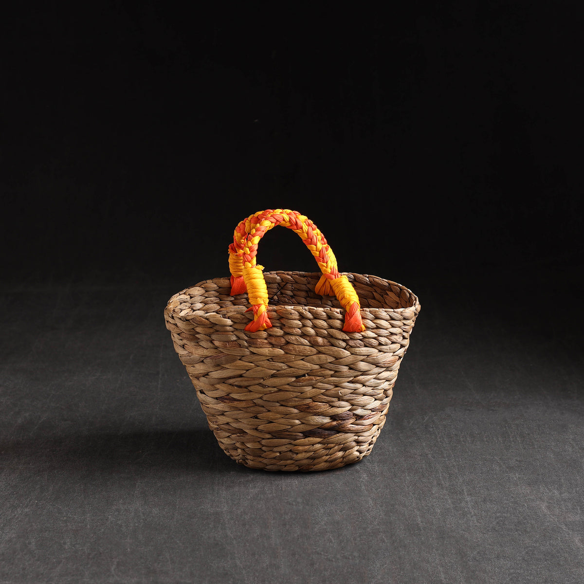 Brown - Handcrafted Organic Water Hyacinth Magnificent Basket